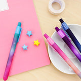 6 pcs/Lot Beautiful starry sky gel pen Star dream and explore black ink pens Stationery Office accessories School supplies F585