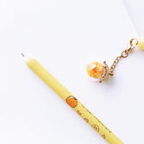 5 pcs/Lot Detachable pendant gel pen Fruit & Luminous wish ball black ink pen Gift Stationery office school supplies 6190