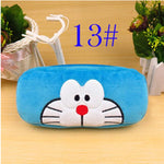 1 PCS Cute Cartoon Plush Pencil Case Kawaii Large Size School Kids Pencil Box Animals Stationery Fashion Makeup Bag for Women