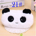 1 PCS Cute Cartoon Plush Pencil Case Kawaii Large Size School Kids Pencil Box Animals Stationery Fashion Makeup Bag for Women