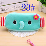 1 PCS Cute Cartoon Plush Pencil Case Kawaii Large Size School Kids Pencil Box Animals Stationery Fashion Makeup Bag for Women