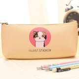 Cactus Pencil Case Canvas School Supplies Kawaii Stationery Estuches Chancery School Cute Pencil Box Pen Bags Penalty