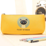 Cactus Pencil Case Canvas School Supplies Kawaii Stationery Estuches Chancery School Cute Pencil Box Pen Bags Penalty