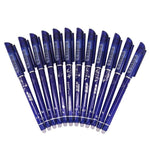 12 pcs Ink Can Be Erased Gel Pen Gift Writing Pen 0.5mm Pen Tip Refills Pen Rod Length 150mm Student School Office Stationery