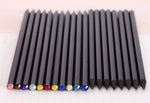 (12Pcs/Set) Pencil Hb Diamond Color Pencil Stationery Items Drawing Supplies Cute Pencils For School Basswood Office School Cute