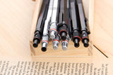 High Quality 0.5/0.7/0.9/2mm rotring Mechanical Automatic Pencil RedCircle Drafting Metal Pencil for professional Drawing Comic