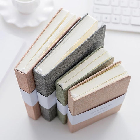 32K Simple Cloth Cover Fashion Notebook Blank Cute Notebook Traveler Notebook