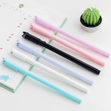 1pc Creative Stationery Student Pen Cute Cat Gel Pen 0.5mm Full Needle Black Ink Pen School Supplies Office Supplies