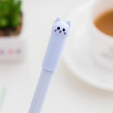 1pc Creative Stationery Student Pen Cute Cat Gel Pen 0.5mm Full Needle Black Ink Pen School Supplies Office Supplies