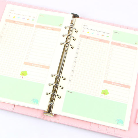 Summer Cute Series Notebook Filler Papers A5/A6  Color Inner Core Planner Inside Page gift Stationery