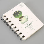 Newest Kawaii Cute Cactus Daily Office Supplies Week Planner Spiral Notebooks Day plan Diary Notepads Meno pad School Stationery