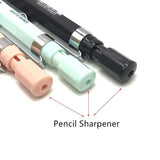 1 pcs Mechanical Pencil, 2.0 mm Lead Refill, Black/Blue/Pink Barrel Automatic Pencil for Exams Drawing