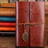 Vintage Travelers Notebook Diary Notepad PU Leather Spiral Literature Note Book Paper Journal Planners School Stationery Gift