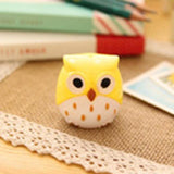 4 color Cute Kawaii Lovely Plastic Owl Automatic Pencil Sharpener Creative Stationery Gifts For Kids School Supplies