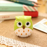 4 color Cute Kawaii Lovely Plastic Owl Automatic Pencil Sharpener Creative Stationery Gifts For Kids School Supplies