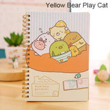 Kawaii Spiral Coil Notebook/Diary Agenda/Pocket book/Office School Supplies From Japan Cartoon Rilakkuma & Sumikkogurashi