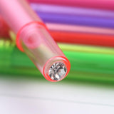 12Pcs/Set New Cute Candy Color Ballpoint Diamond Gel Pen Creative Gift School Creative Stationery Supplies Colored Pens