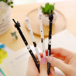 36pcs/lot Novetly Kawaii 3D Tail Cat design  0.38mm Black ink Gel pen DIY Signature pen office school supplies