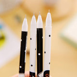 36pcs/lot Novetly Kawaii 3D Tail Cat design  0.38mm Black ink Gel pen DIY Signature pen office school supplies