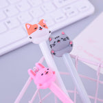 New Cartoon animal cat pet student gel pen kawaii stationery writing pens canetas material escolar office school supplies