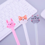 New Cartoon animal cat pet student gel pen kawaii stationery writing pens canetas material escolar office school supplies