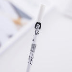 white Cartoon character gel pen creative 0.38mm Black ink stationary pens kawaii cute korea japanese kawai office school 1Z807