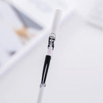 white Cartoon character gel pen creative 0.38mm Black ink stationary pens kawaii cute korea japanese kawai office school 1Z807