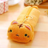 Cat school pencil case Plush estojo escolar cute kalem kutusu estuche escolar pencil cases trousse scolaire stylo papelaria