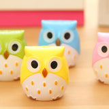 1PC Kawaii Owl Pencil Sharpener Cutter Knife Promotional Gift Stationery Student Double Control Cartoon Pencil Sharpener