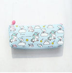 Big Zipper Unicorn Pencil Case Big capacity Canvas School Pencil Bag Storage bag pen Pouch School Supplies Stationery Estuches