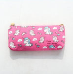 Big Zipper Unicorn Pencil Case Big capacity Canvas School Pencil Bag Storage bag pen Pouch School Supplies Stationery Estuches