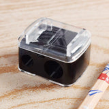 Fashion 2 Holes Precision Cosmetic Pencil Sharpener For Eyebrow Lip Liner Eyeliner Pencil School Office Supply Gift Hot Sale