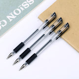 3 pieces black red blue 0.5 mm bullet head Gel ink Pen signing pen 6600es