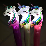 Cosas Kawaii Unicorn Light Silica Head Gel Pen Novelty Neutral Pen For Writing Kids Gift Office School Supply Lovely Papeterie