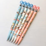 H13 3X Cute Kawaii Sushi Rice Press Automatic Mechanical Pencil Writing Drawing School Office Supply Student Stationery 0.5mm