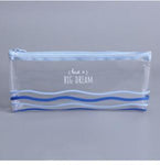 Transparent Pencil Cases for girls Cute PVC cactus pen bag School Supplies Stationery pouch kawaii Pencil Box canetas escolar