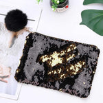 Shining PU Sequin Large Pencil Case Stationery Storage pen Organizer Bag School Office Supply Escolar Cosmetic Holder for gift