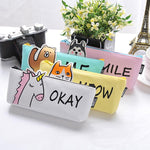 Animal Pencil Case Fabric School Supplies Bts Stationery Gift School Cute Pencil Box Pencilcase Pencil Bag School Supply Tool