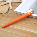 Korean Stationery Creative Carrot Rabbit Gel Pens Kawaii Pen 0.5mm Gel Ink Pen