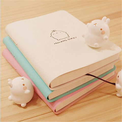 2019 Cute Kawaii Notebook Cartoon Cute Lovely Journal  Diary Planner Notepad for Kids Gift Korean Stationery Three Covers