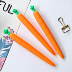 Carrot Mechanical Pencils 0.5mm Silicone Kawaii Automatic Pencils For Kids Girls Gifts Cute Korean Stationery Material Escolar