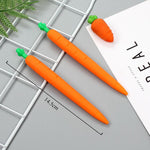 Carrot Mechanical Pencils 0.5mm Silicone Kawaii Automatic Pencils For Kids Girls Gifts Cute Korean Stationery Material Escolar