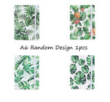 Nordic Summer Series Palm Leaf Designs Notebook Hard Cover A6 A7 Journal Notepad Stationery School Supplies Escolar