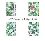 Nordic Summer Series Palm Leaf Designs Notebook Hard Cover A6 A7 Journal Notepad Stationery School Supplies Escolar