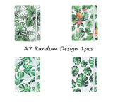 Nordic Summer Series Palm Leaf Designs Notebook Hard Cover A6 A7 Journal Notepad Stationery School Supplies Escolar