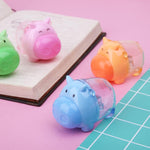 Mini Cute Cartoon Pig Pencil Sharpener School Student Stationery Kids Gift Hot