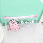 1pcs/sell Kawaii Pencil Case Halloween transparent cute Phoenicopteridae pattern School Supplies Student Stationery Christmas