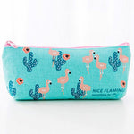 1pcs Children Love Gift Pencil Case Canvas School Supplies Kawaii Stationery Estuches Chancery School Cute Pencil Box Pen Bags