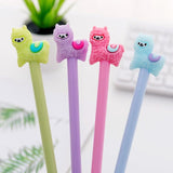 1 Piece Lytwtw's Gel Pens Korean Cartoon Creative Alpaca Neutral Pen Student Writing Office Stationery Black Signature Pen