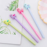 1 Piece Lytwtw's Gel Pens Korean Cartoon Creative Alpaca Neutral Pen Student Writing Office Stationery Black Signature Pen